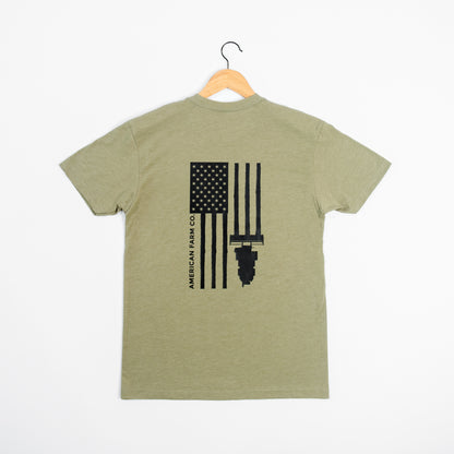 Harvest Flag Essentials Green Tee
