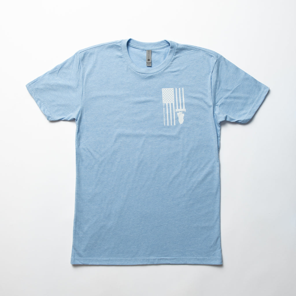 Harvest Flag Essentials Tee - Blue