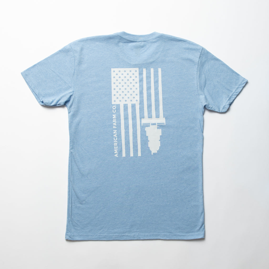 Harvest Flag Essentials Tee - Blue