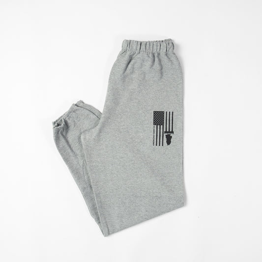 Harvest Flag Light Grey Sweatpants - American Farm Company