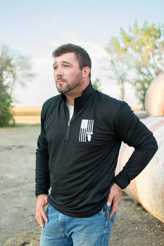 Harvest Flag Performance 1/4 Zip Pullover