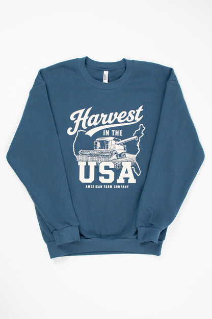 'Harvest in the USA' Adult Crewneck