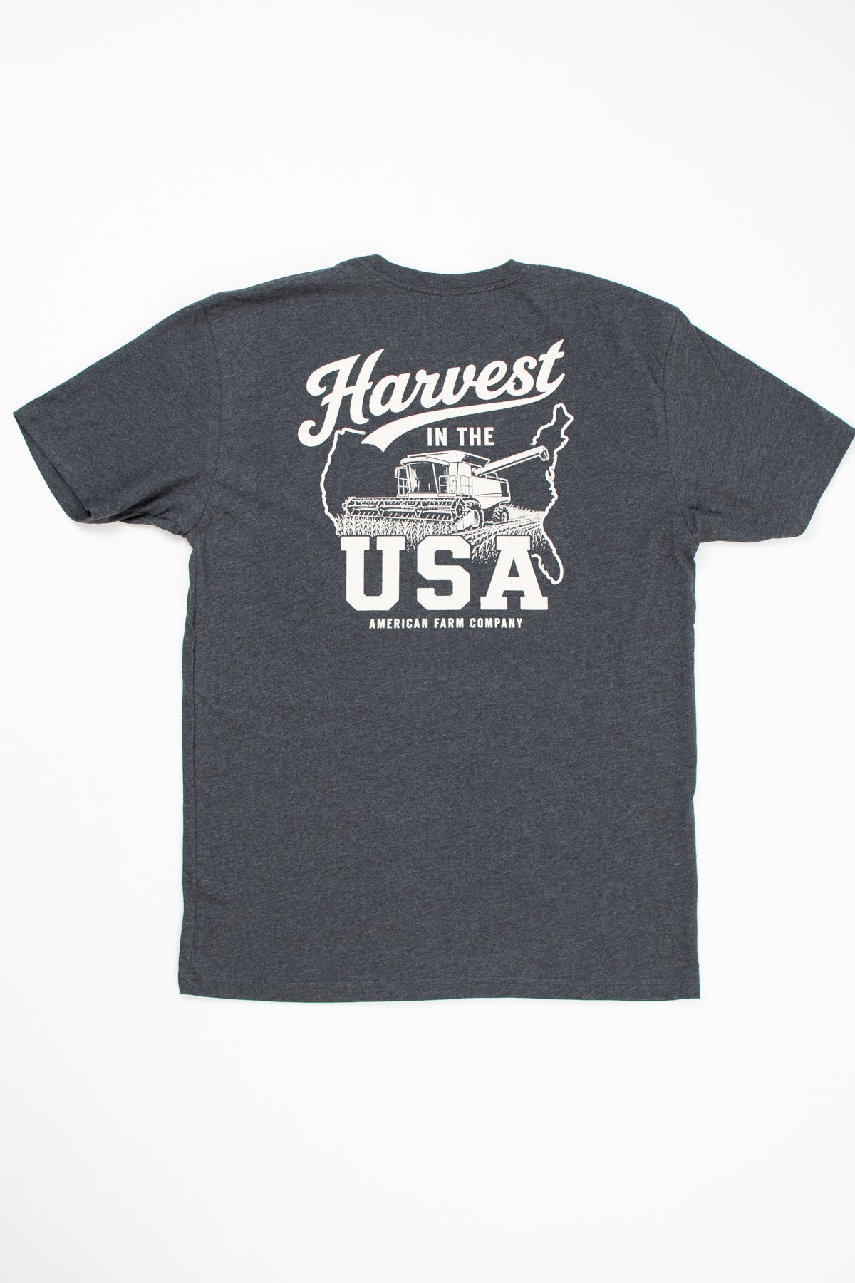 'Harvest in the USA' Adult T-Shirt - Charcoal