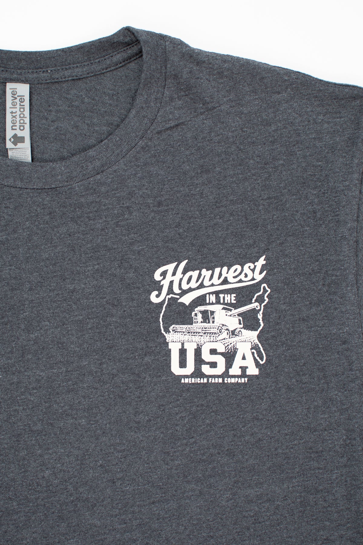 'Harvest in the USA' Adult T-Shirt - Charcoal