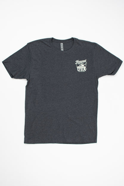 'Harvest in the USA' Adult T-Shirt - Charcoal
