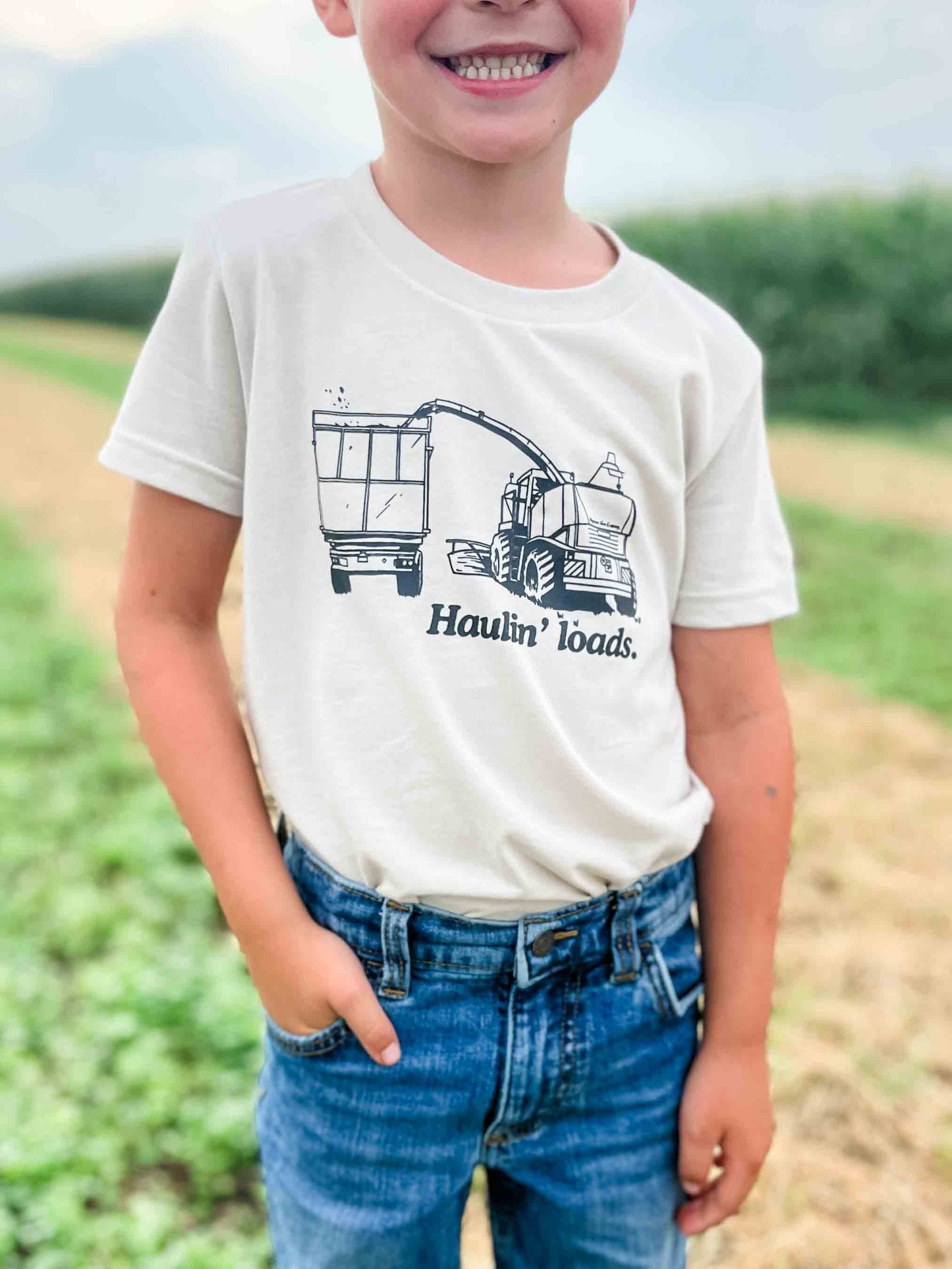 ‘Haulin’ Loads’ Toddler & Youth Tee - American Farm Company