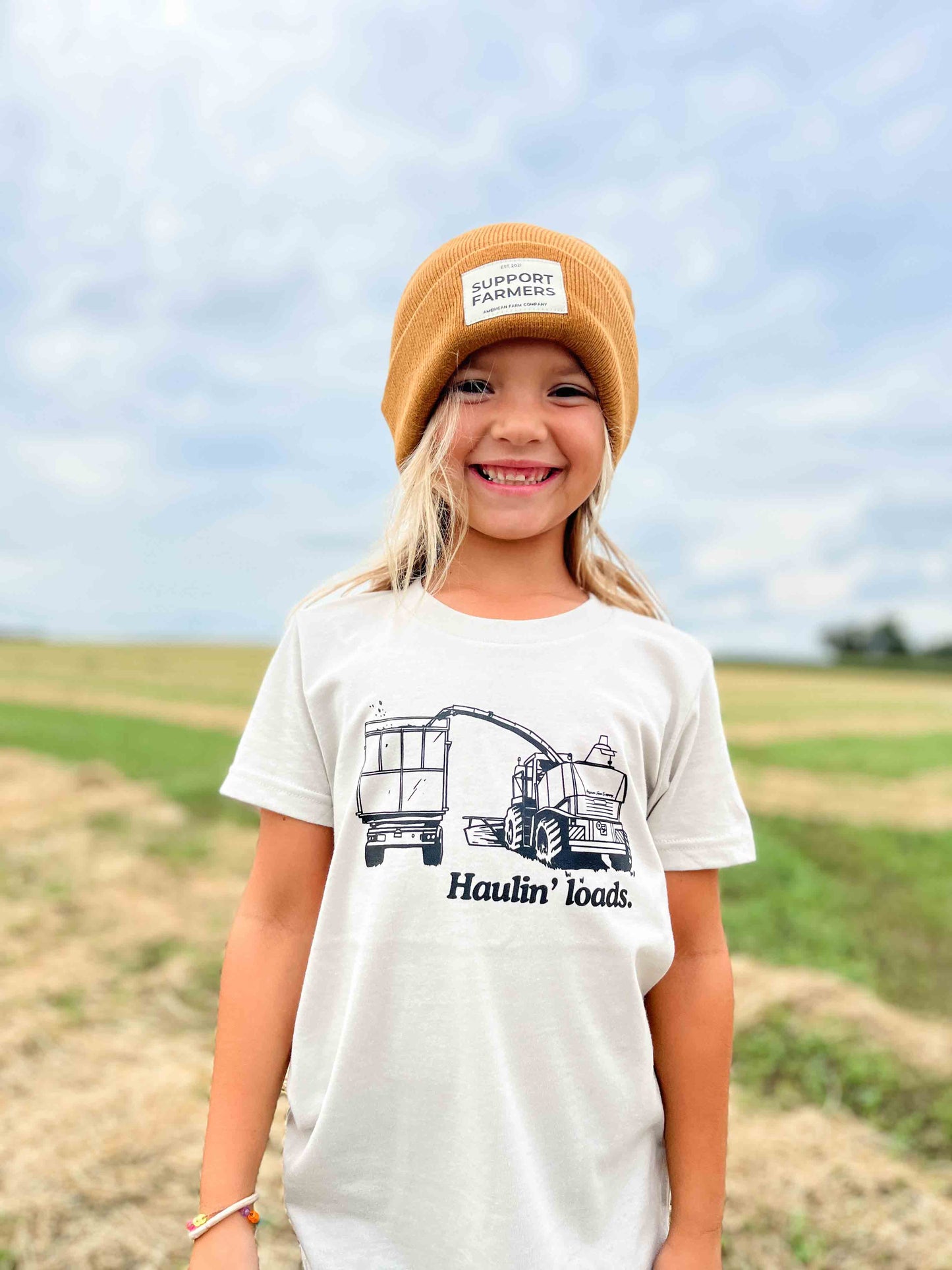 ‘Haulin’ Loads’ Toddler & Youth Tee - American Farm Company