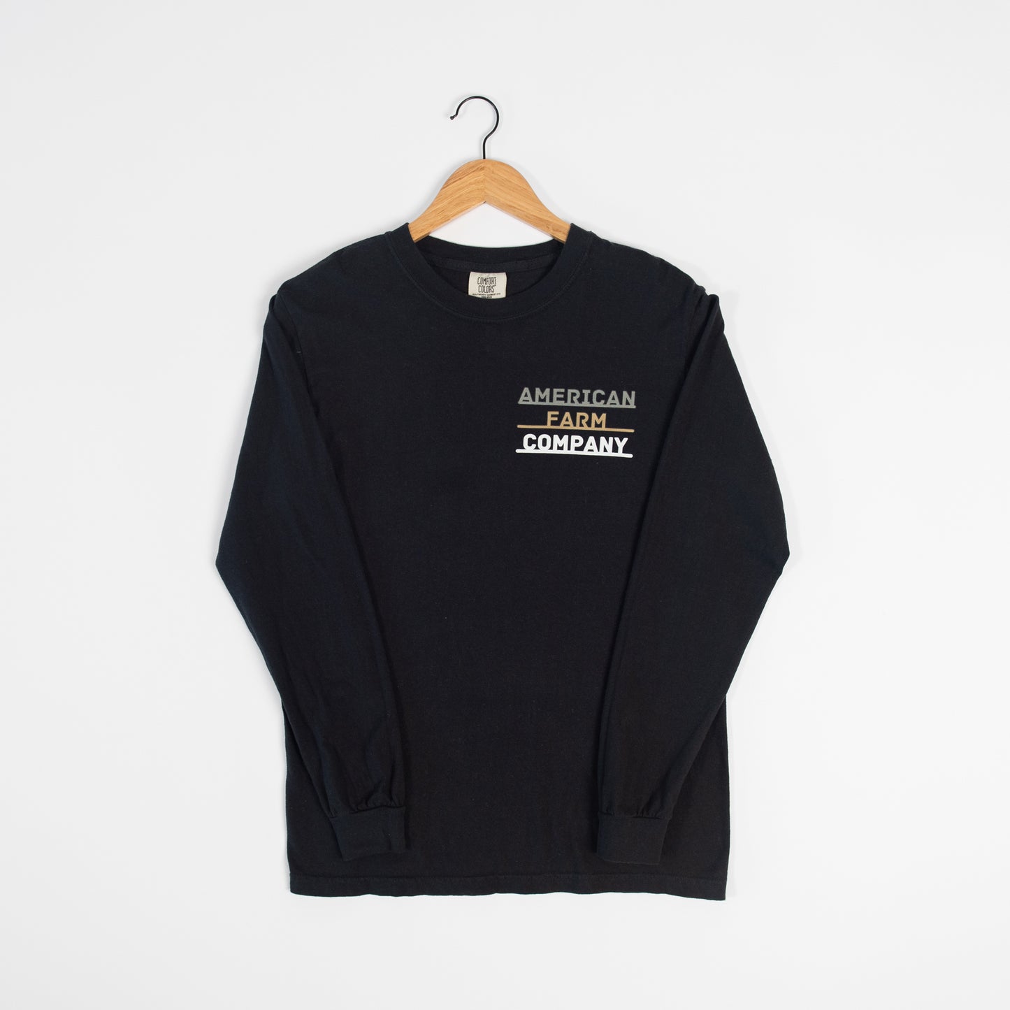 Here's to the Farmers Black Long Sleeve