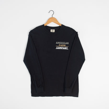 Here's to the Farmers Black Long Sleeve