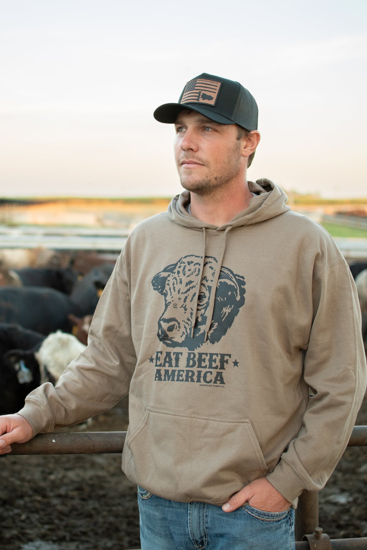 Hereford 'Eat Beef America' Hoodie