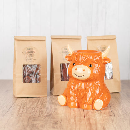 Highland Cow Warmer and Wax Melt Bundle