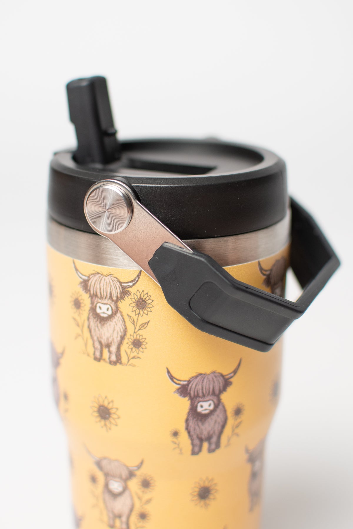 Highlands + Sunflowers 20oz Kids Bucket Handle Tumbler