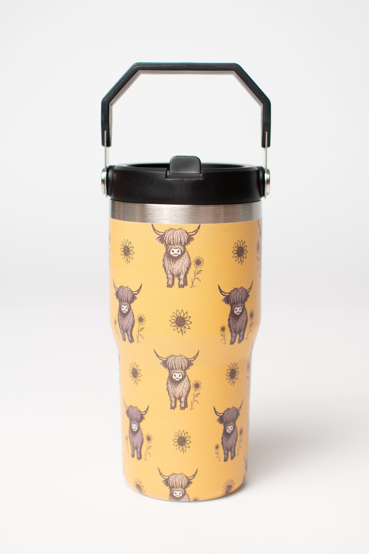Highlands + Sunflowers 20oz Kids Bucket Handle Tumbler