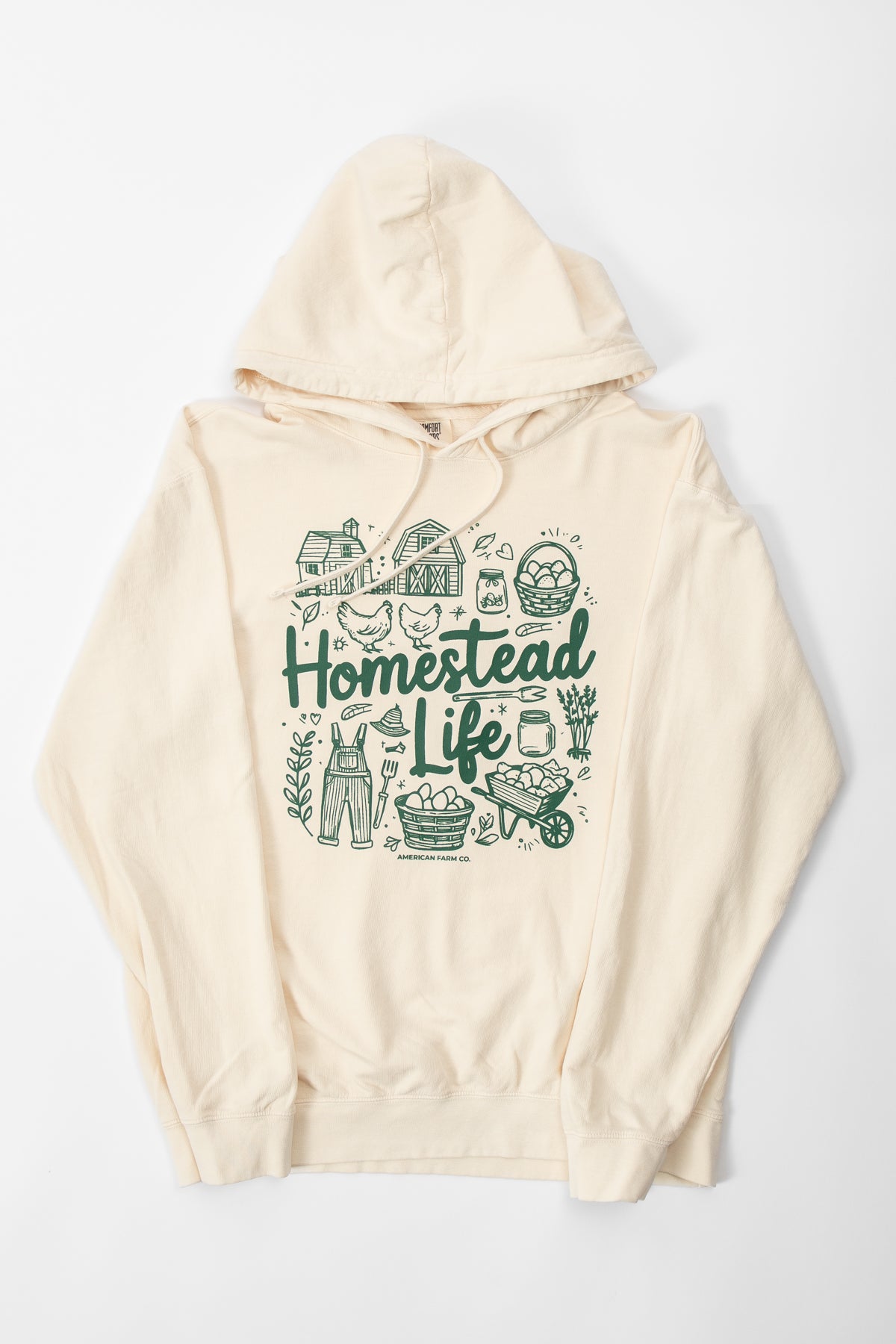 'Homestead Life' Ivory Hoodie