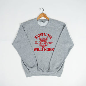 ‘Hometown Wild Hogs’ Sport Grey Crewneck