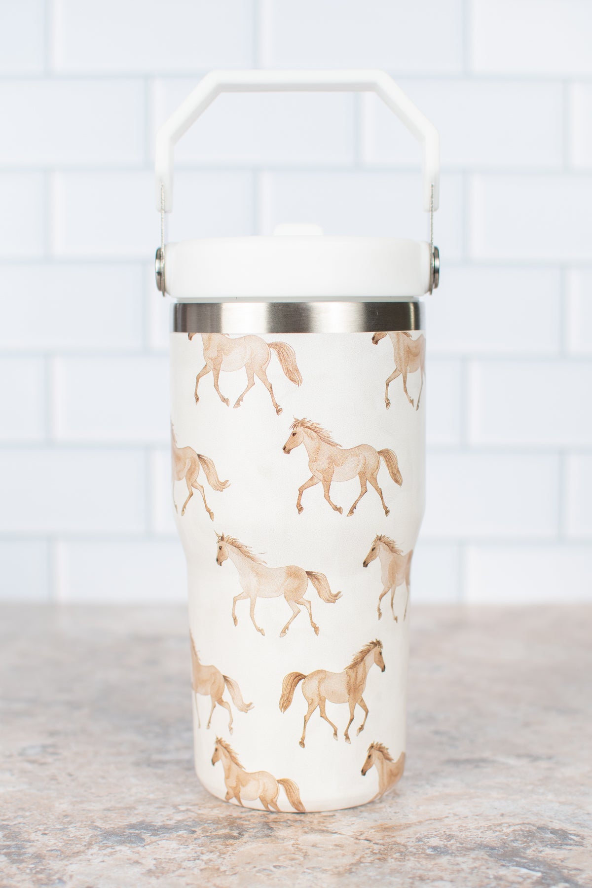 Horse 20oz Kids Bucket Handle Tumbler