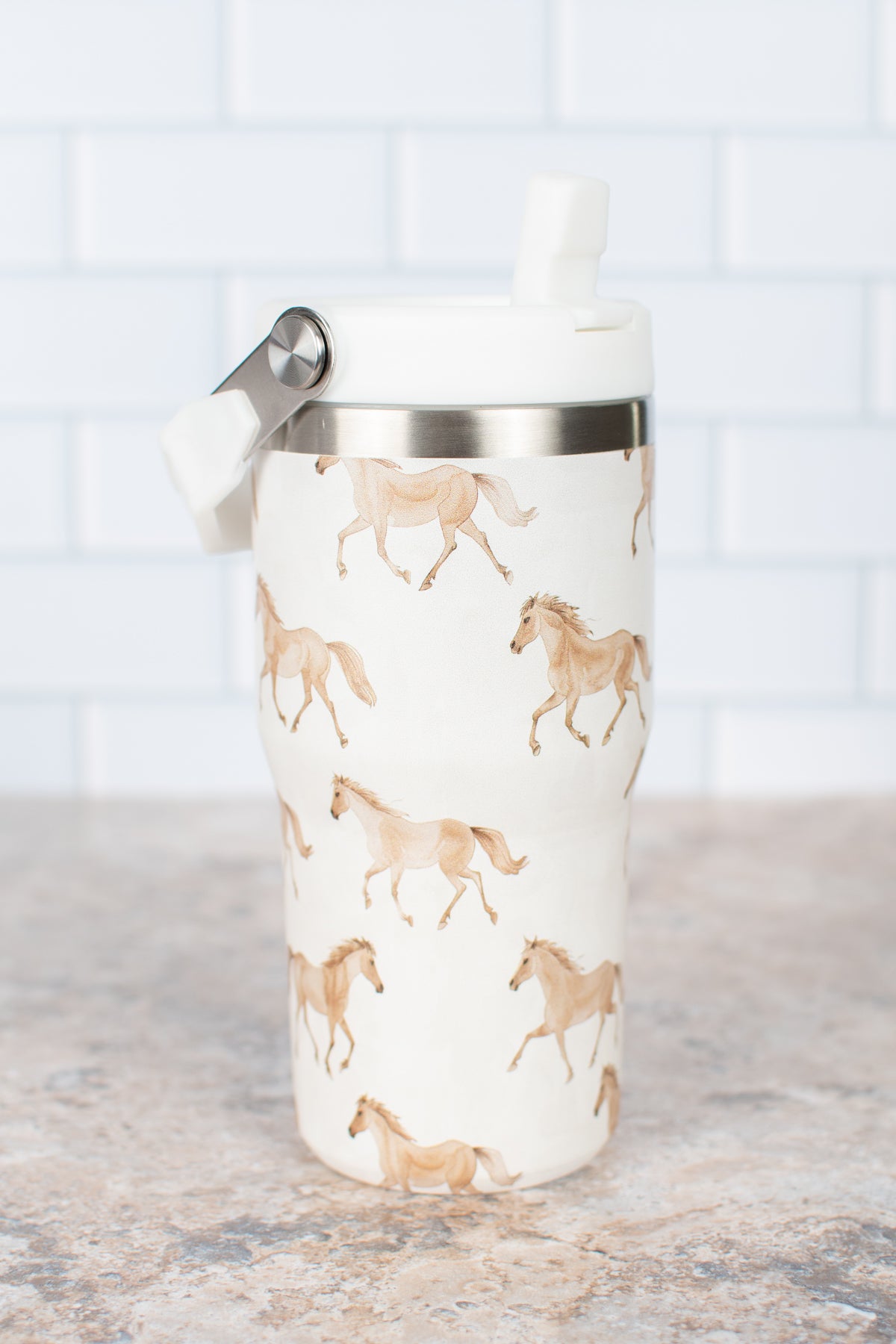 Horse 20oz Kids Bucket Handle Tumbler