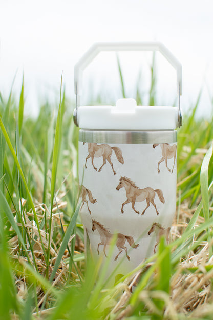 Horse 20oz Kids Bucket Handle Tumbler