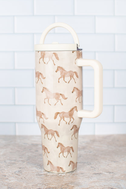 Horse 40oz Water Tank Tumbler