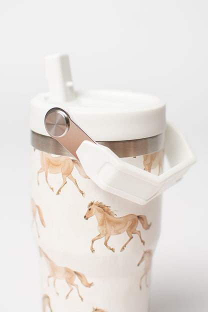 Horse 20oz Kids Bucket Handle Tumbler *Preorder*