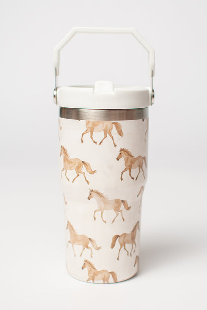 Horse 20oz Kids Bucket Handle Tumbler *Preorder*