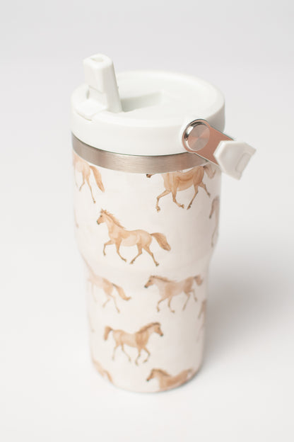 Horse 20oz Kids Bucket Handle Tumbler *Preorder*