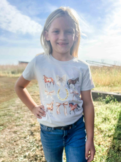 Horses & Bows Youth Tee - American Farm Company