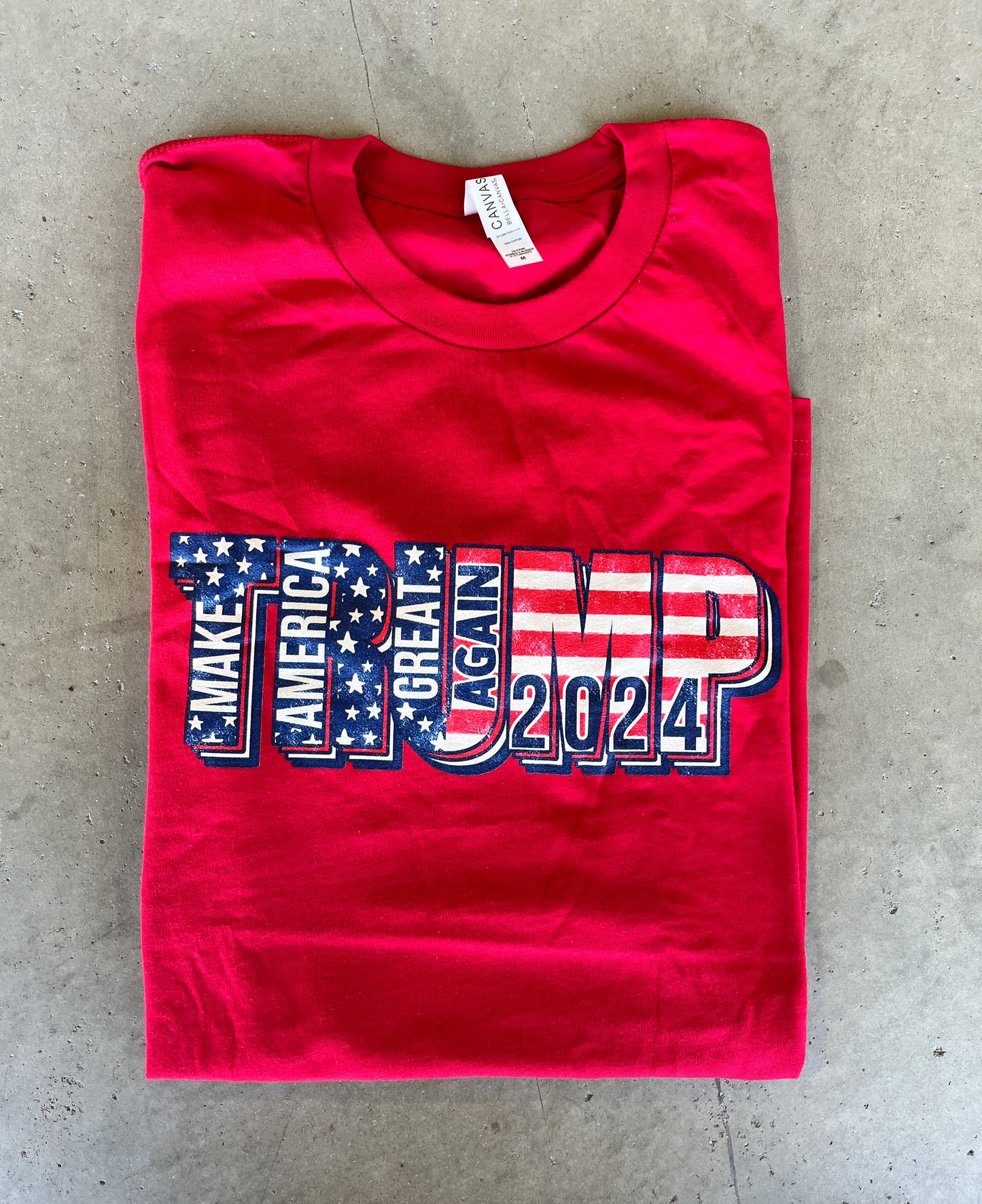 Make America Great Again Red Tee - Trump '24 - American Farm Company