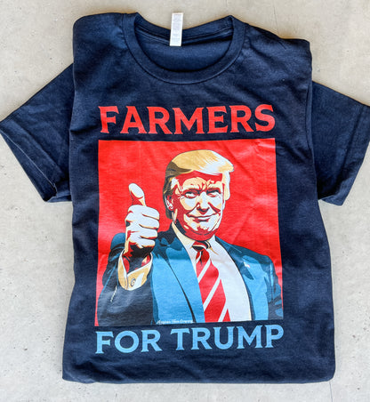 Farmers for Trump Tee - Trump '24 - American Farm Company