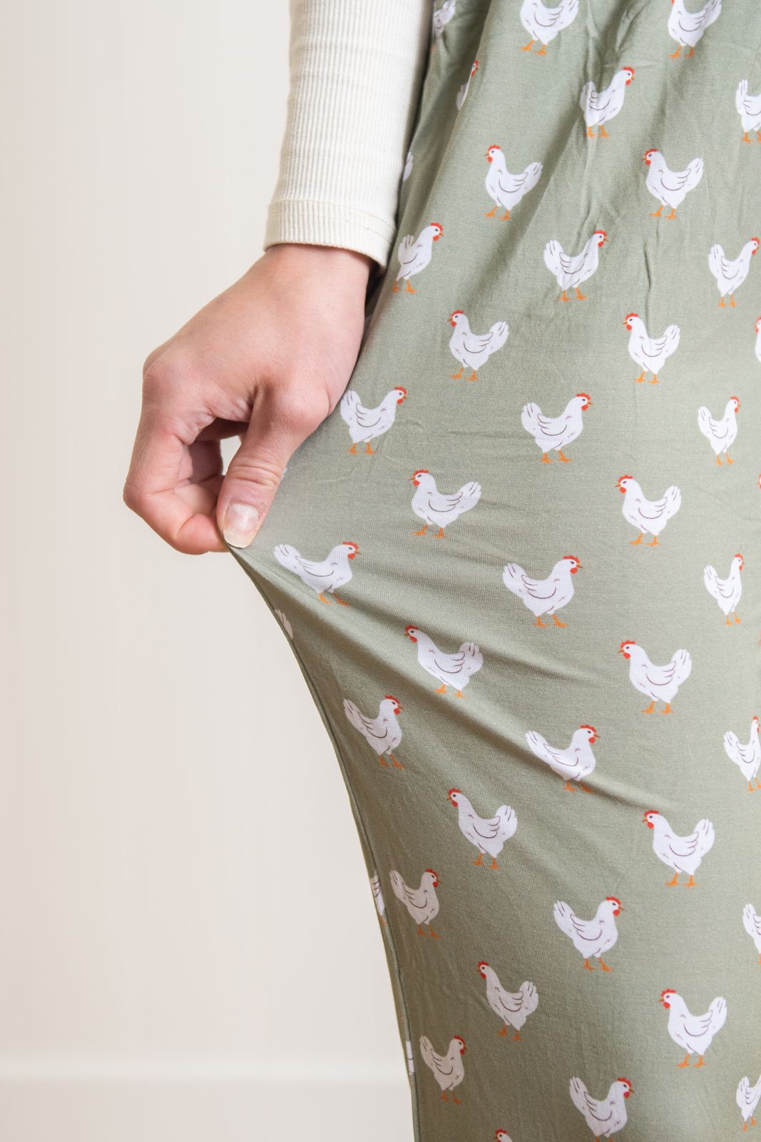 Sage Chicken Adult Bamboo Pajama Pants