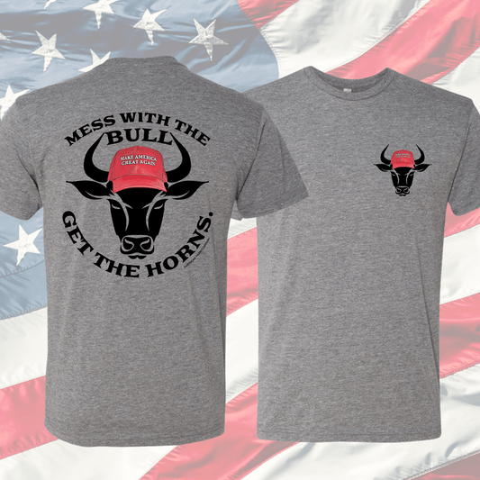 Mess With The Bull MAGA Essentials Tee - Trump ‘24 - American Farm Company