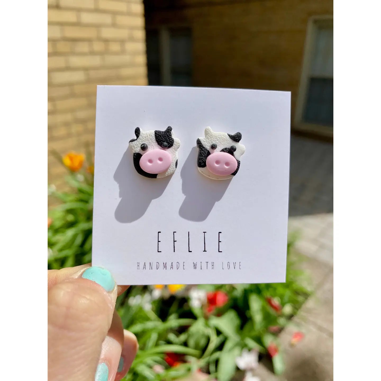 Holstein Cow Earrings