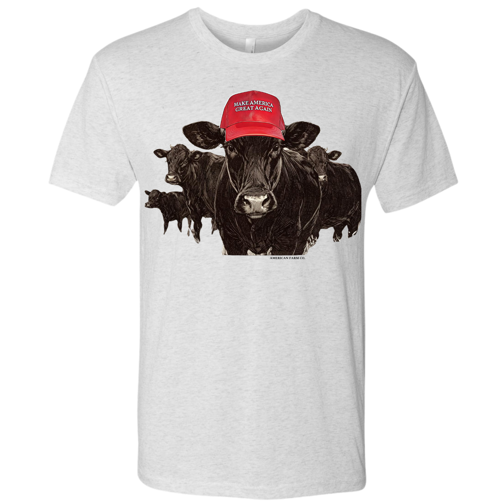 ‘MAGA’ Cow Tee - Trump ‘24 - American Farm Company