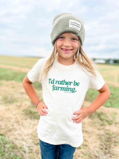 I’d Rather Be Farming Toddler/Youth Tee - American Farm Company