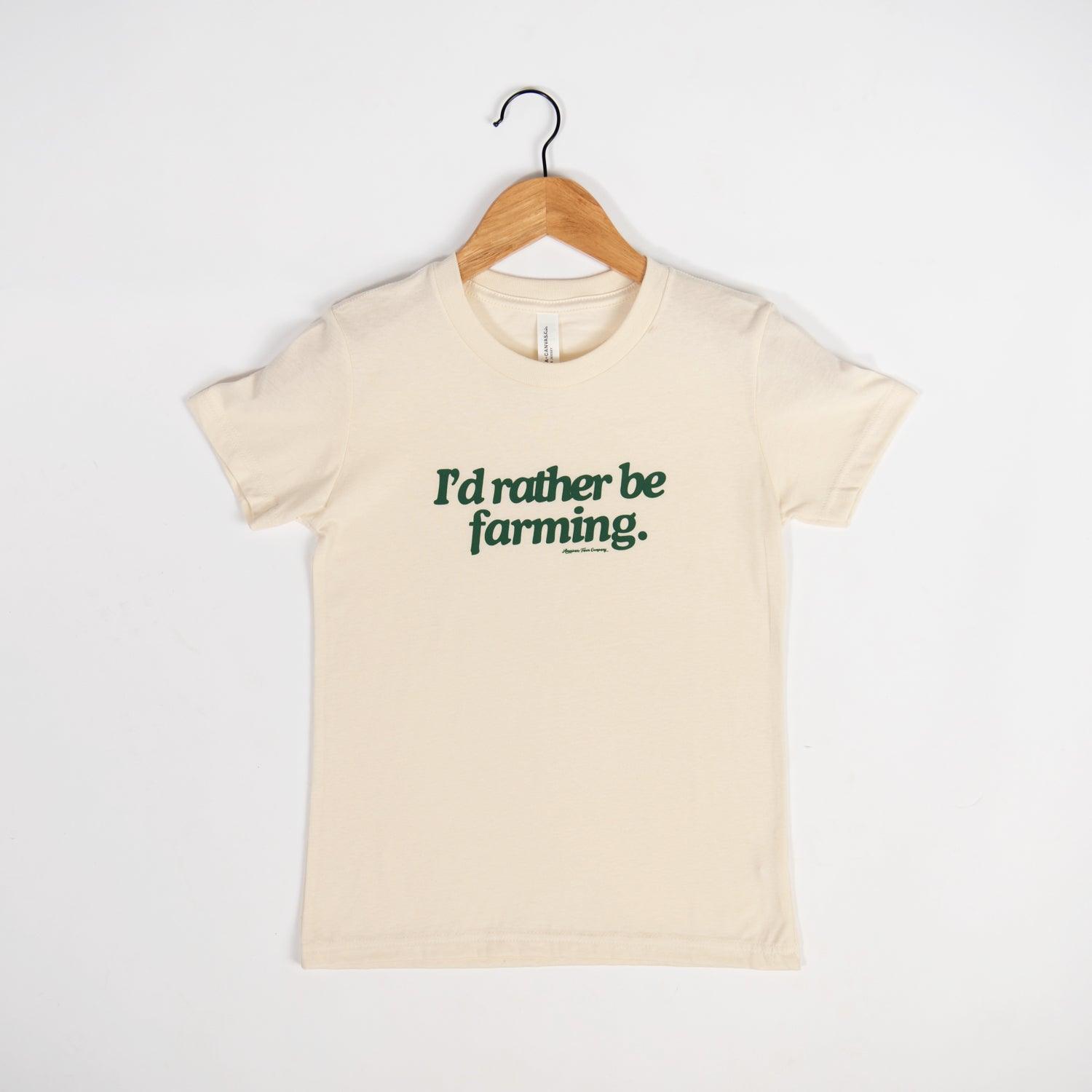 I’d Rather Be Farming Toddler/Youth Tee - American Farm Company