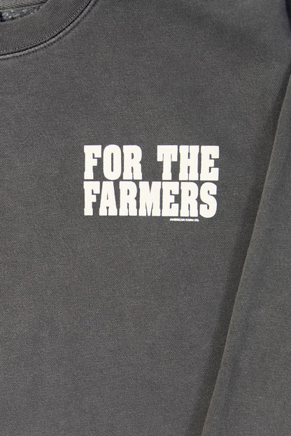 'I'm Here for the Farmers' Charcoal Crewneck