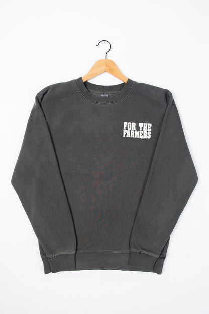 'I'm Here for the Farmers' Charcoal Crewneck
