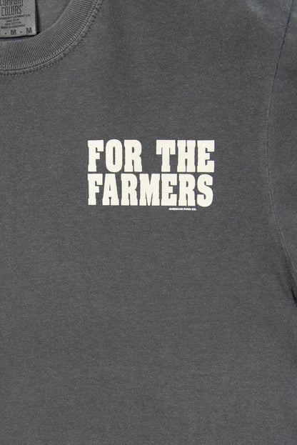 'I'm Here for the Farmers' Charcoal Tee