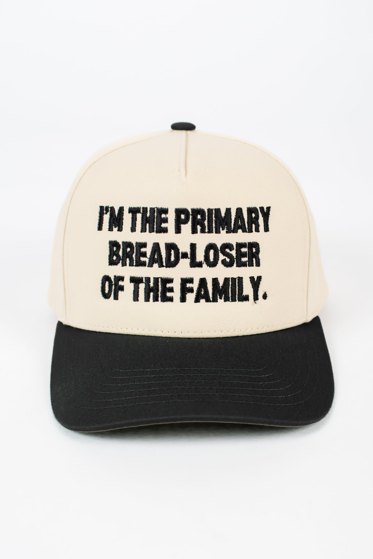 'I'm the Primary Bread-Loser of the Family.' Embroidered Trucker Hat