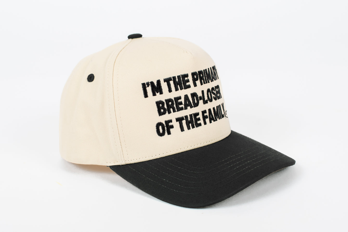 'I'm the Primary Bread-Loser of the Family.' Embroidered Trucker Hat