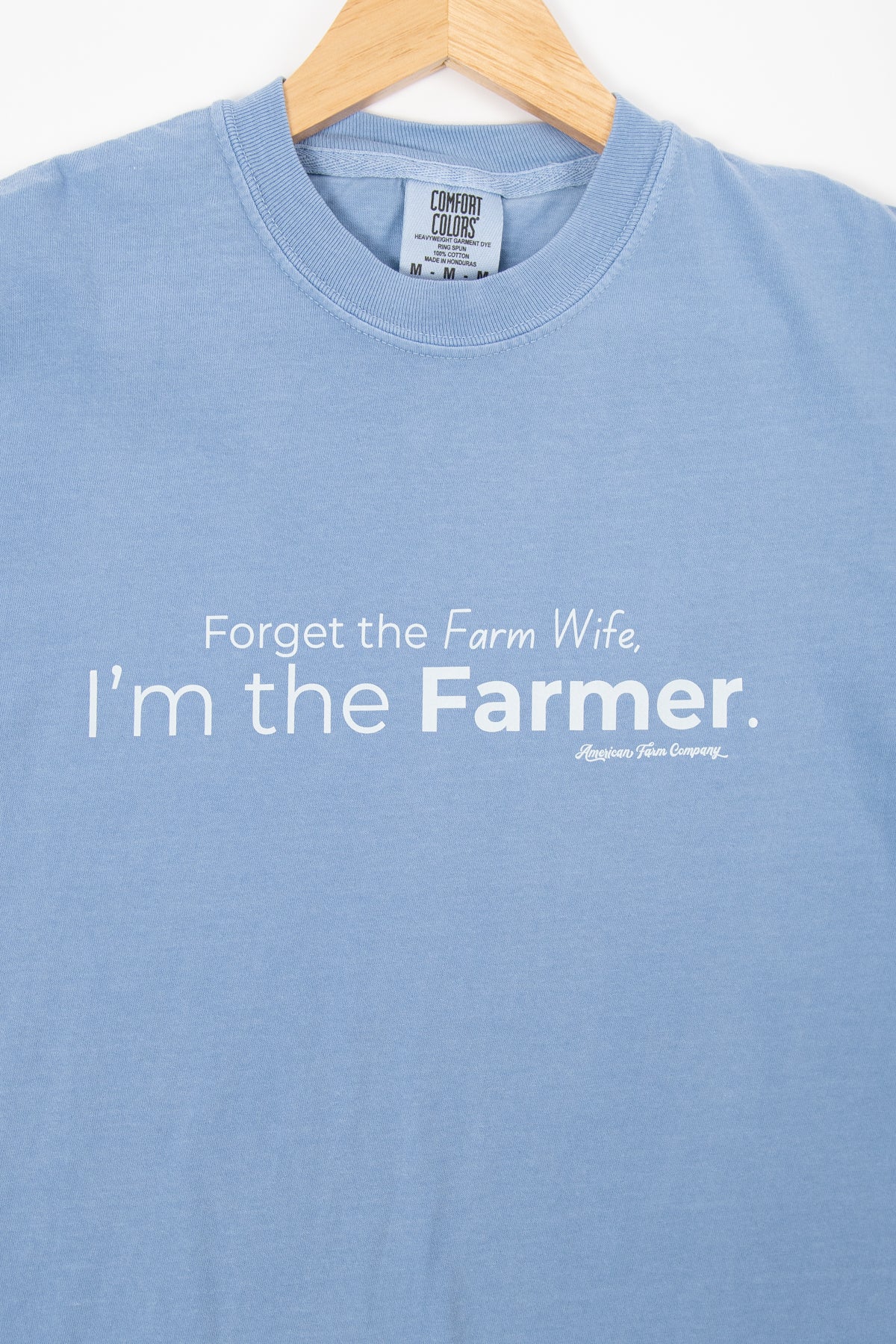 'I'm the Farmer' Blue Tee