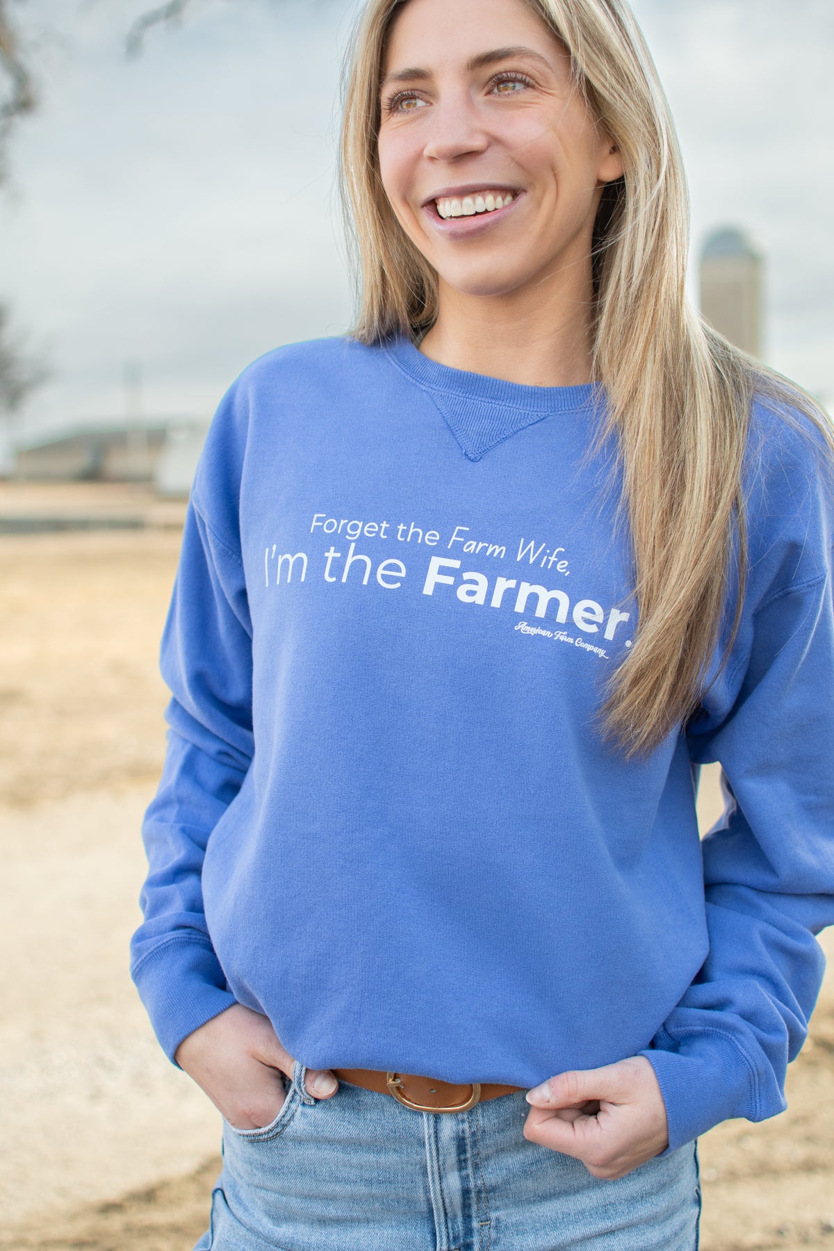 'I'm the Farmer' Crewneck