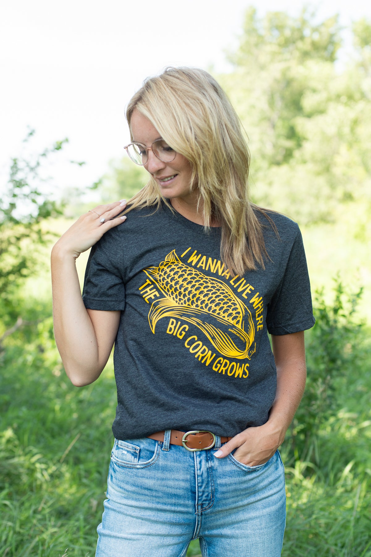 'I Wanna Live Where the Big Corn Grows' Tee