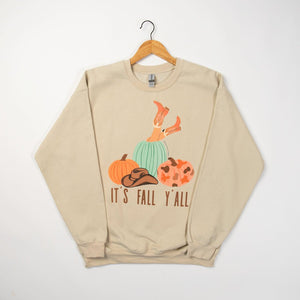 It’s Fall Y’all Tan Crewneck - American Farm Company