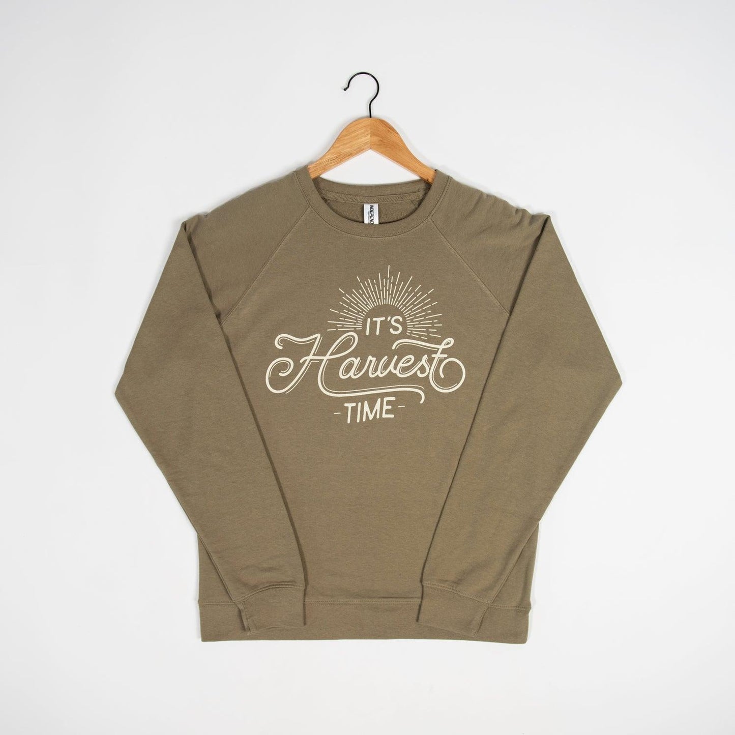 It’s Harvest Time Olive Crewneck - American Farm Company