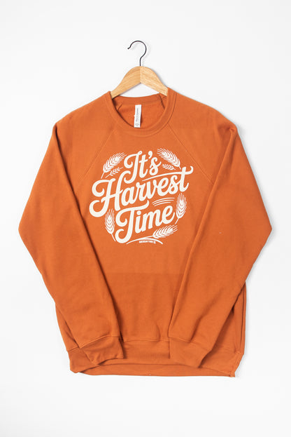 'It's Harvest Time' Rust Crewneck