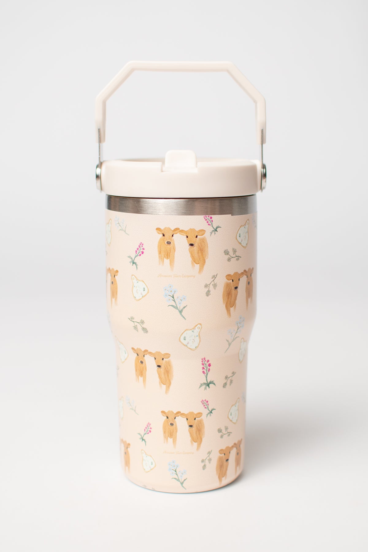Jersey Calves 20oz Kids Bucket Handle Tumbler