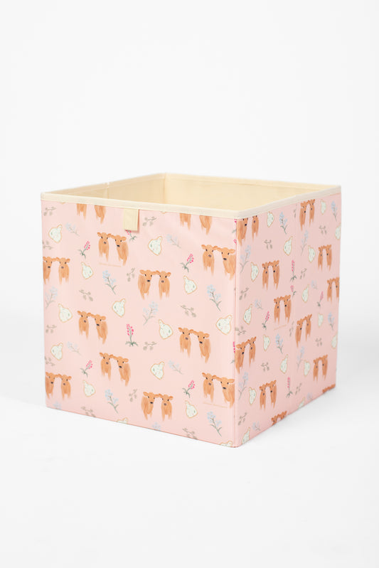 Jersey Calves Cube Storage Bin