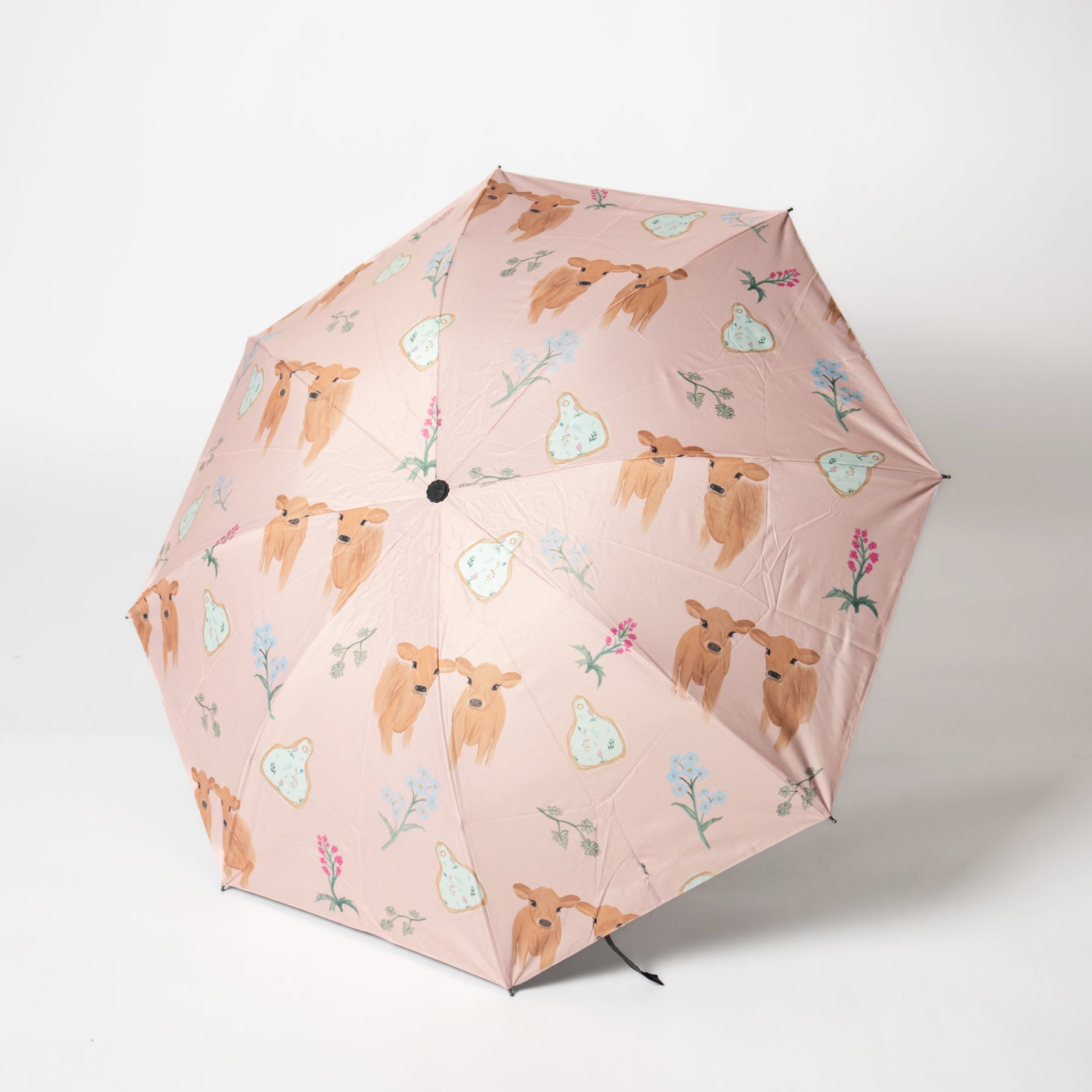 Jersey Cows & Ear Tags Umbrella - American Farm Company
