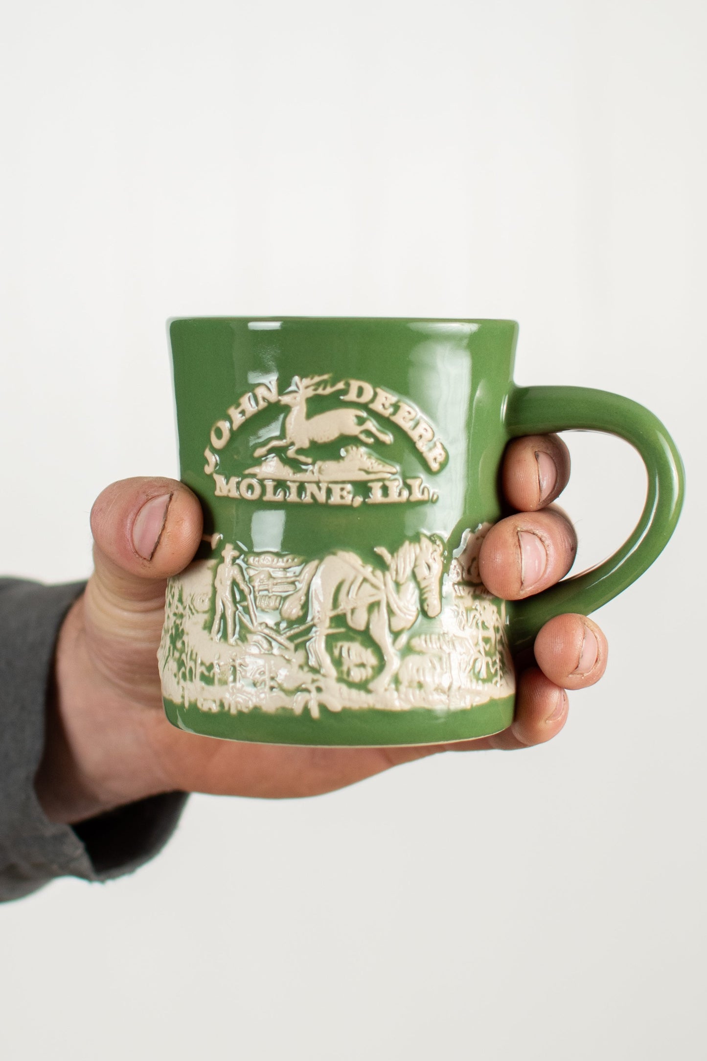 John Deere Horse & Plow Diner Mug